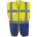 GILET DE SIGNALISATION YHVW801 TOPTEX + TRANSFERT COEUR ET DOS LOG'S BLEU