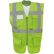 GILET DE SIGNALISATION YHVW801 TOPTEX + TRANSFERT COEUR ET DOS LOG'S BLEU