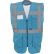 GILET DE SIGNALISATION YHVW801 TOPTEX + TRANSFERT COEUR ET DOS LOG'S BLEU
