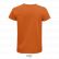 TEE-SHIRT HOMME PIONEER ORANGE ET BLANC LOG'S 03565 SOL'S + TRANSFERT COEUR LOG'S BLEU