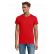 TEE-SHIRT HOMME PIONEER ORANGE ET BLANC LOG'S 03565 SOL'S + TRANSFERT COEUR LOG'S BLEU