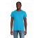 TEE-SHIRT HOMME PIONEER ORANGE ET BLANC LOG'S 03565 SOL'S + TRANSFERT COEUR LOG'S BLEU