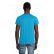 TEE-SHIRT HOMME PIONEER ORANGE ET BLANC LOG'S 03565 SOL'S + TRANSFERT COEUR LOG'S BLEU