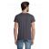 TEE-SHIRT HOMME PIONEER ORANGE ET BLANC LOG'S 03565 SOL'S + TRANSFERT COEUR LOG'S BLEU