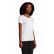 TEE-SHIRT FEMME PIONEER ORANGE ET BLANC LOG'S 03579 SOL'S + TRANSFERT COEUR ET DOS LOG'S BLEU