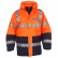 PARKA DE SIGNALISATION ORANGE/MARINE P90 + TRANSFERT COEUR LOG'S BLEU