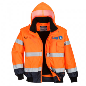 BLOUSON HAUTE VISIBILITE C465 ORANGE PORTWEST + TRANSFERT...