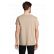 TEE-SHIRT HOMME PIONEER NOIR ET MARINE LOG'S 03565 SOL'S + TRANSFERT COEUR LOG'S BLANC