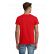 TEE-SHIRT HOMME PIONEER NOIR ET MARINE LOG'S 03565 SOL'S + TRANSFERT COEUR LOG'S BLANC