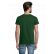 TEE-SHIRT HOMME PIONEER NOIR ET MARINE LOG'S 03565 SOL'S + TRANSFERT COEUR LOG'S BLANC