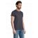TEE-SHIRT HOMME PIONEER NOIR ET MARINE LOG'S 03565 SOL'S + TRANSFERT COEUR LOG'S BLANC