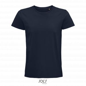 TEE-SHIRT HOMME PIONEER NOIR ET MARINE LOG'S 03565 SOL'S... 2