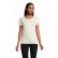 TEE-SHIRT FEMME PIONEER NOIR ET MARINE LOG'S 03579 SOL'S + TRANSFERT COEUR ET DOS LOG'S BLANC