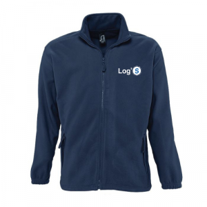 POLAIRE NORTH HOMME MARINE 55000 SOL'S + BRODERIE COEUR...