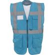 GILET DE SIGNALISATION HAUTE VISIBILITE YHVW801 - TOPTEX