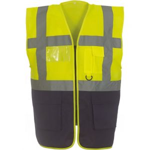 GILET DE SIGNALISATION HAUTE VISIBILITE YHVW801 - TOPTEX