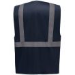 GILET DE SIGNALISATION HAUTE VISIBILITE YHVW801 - TOPTEX