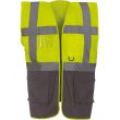 GILET DE SIGNALISATION HAUTE VISIBILITE YHVW801 - TOPTEX