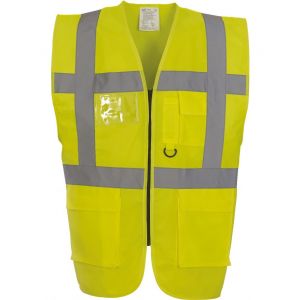 GILET DE SIGNALISATION HAUTE VISIBILITE YHVW801 - TOPTEX 2