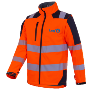 SOFTSHELL KITA HAUTE VISIBILITE - T2S + TRANSFERT COEUR...