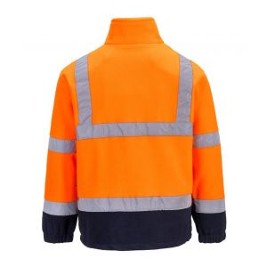 BLOUSON POLAIRE HAUTE VISIBILITE BICOLORE F301 - PORTWEST 2