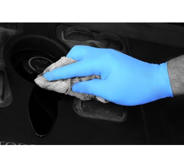 BOITE 100 GANTS NITRILE BLEU NON POUDRES - GD19